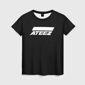Женская футболка 3D с принтом ATEEZ в Новосибирске, 100% полиэфир ( синтетическое хлопкоподобное полотно) | прямой крой, круглый вырез горловины, длина до линии бедер | ateez | kpop | ёсан | минки | сан | сонхва | уён | хонджун | чонхо | эйтиз | юнхо