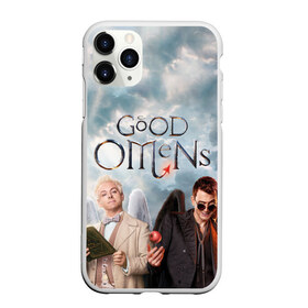 Чехол для iPhone 11 Pro матовый с принтом Good Omens в Новосибирске, Силикон |  | aziraphale | crowley | david | demon | good | omens | pratchett | tennant | terry | азирафаэль | ангел | благие | демон | дэвид | знамения | кроули | майкл шин | пратчетт | теннант | терри