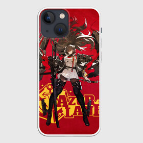 Чехол для iPhone 13 mini с принтом Азур Лейн ленты в Новосибирске,  |  | Тематика изображения на принте: anime | azur lane | girl | аниме | девушка | лазурный путь