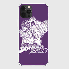 Чехол для iPhone 12 Pro Max с принтом JoJo Bizarre Adventure в Новосибирске, Силикон |  | aureo | battle tendency | blood | crusaders | dio | giorno | giovanna | golden | jjba | jojo memes | jojos | jotaro | manga | phantom | stardust | vento aureo | wind | джо джо | манга