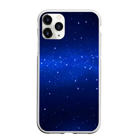 Чехол для iPhone 11 Pro Max матовый с принтом BLUE STARRY SKY в Новосибирске, Силикон |  | 2020 | blue | color | pantone | звезды | классический синий | космос | мода | небо | пантоне | синий | синий цвет