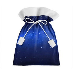 Подарочный 3D мешок с принтом BLUE STARRY SKY. в Новосибирске, 100% полиэстер | Размер: 29*39 см | 2020 | blue | color | pantone | звезды | классический синий | космос | мода | небо | пантоне | синий | синий цвет