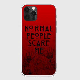 Чехол для iPhone 12 Pro Max с принтом AHS в Новосибирске, Силикон |  | ahs | american horror story | normal people scare me | американская история ужасов | нормальные люди пугают меня | сериал