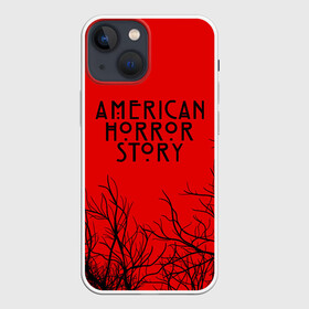 Чехол для iPhone 13 mini с принтом AHS | AMERICAN HORROR STORY в Новосибирске,  |  | ahs | american horror story | normal people scare me | американская история ужасов | нормальные люди пугают меня | сериал