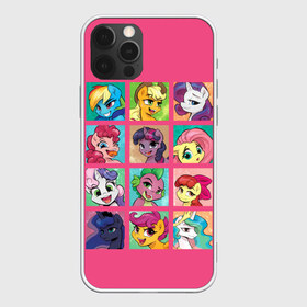 Чехол для iPhone 12 Pro Max с принтом My little pony в Новосибирске, Силикон |  | applejack | little | magic | mlp | my | pinkie pie | pony | rainbow dash | rarity | sto luchshih detskih printov | twilight | дракон | дружба | единорог | искорка | пони | селестия | спайк | сумеречная | это чудо