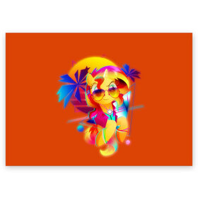Поздравительная открытка с принтом My little pony в Новосибирске, 100% бумага | плотность бумаги 280 г/м2, матовая, на обратной стороне линовка и место для марки
 | Тематика изображения на принте: applejack | little | magic | mlp | my | pinkie pie | pony | rainbow dash | rarity | sto luchshih detskih printov | twilight | дракон | дружба | единорог | искорка | пони | селестия | спайк | сумеречная | это чудо
