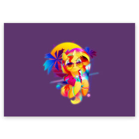 Поздравительная открытка с принтом My little pony в Новосибирске, 100% бумага | плотность бумаги 280 г/м2, матовая, на обратной стороне линовка и место для марки
 | Тематика изображения на принте: applejack | little | magic | mlp | my | pinkie pie | pony | rainbow dash | rarity | twilight | дракон | дружба | единорог | искорка | пони | селестия | спайк | сумеречная | это чудо