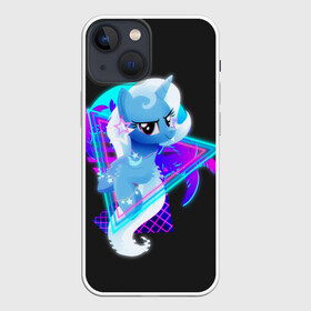 Чехол для iPhone 13 mini с принтом Мой маленький пони в Новосибирске,  |  | applejack | little | magic | mlp | my | pinkie pie | pony | rainbow dash | rarity | twilight | дракон | дружба | единорог | искорка | пони | селестия | спайк | сумеречная | это чудо