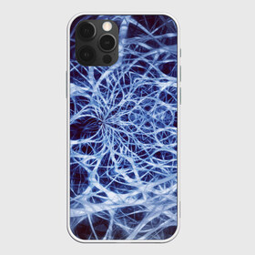 Чехол для iPhone 12 Pro Max с принтом Nerves в Новосибирске, Силикон |  | nerves | абстрактно | абстрактные | абстрактный | абстракция | нейронная | неон | неонка | неоновые | нерв | нервная | нервы | объёмные | объёмный | светящиеся | светящийся | сетка | сеть | система