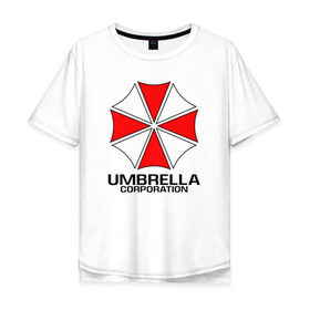 Мужская футболка хлопок Oversize с принтом UMBRELLA CORP в Новосибирске, 100% хлопок | свободный крой, круглый ворот, “спинка” длиннее передней части | ada wong | biohazard | leon | nemesis | project resistance | raccoon city | re | re3 | resident evil | resident evil 3 | rpd | stars | umbrella | ада вонг | амбрелла | немезис | ужасы