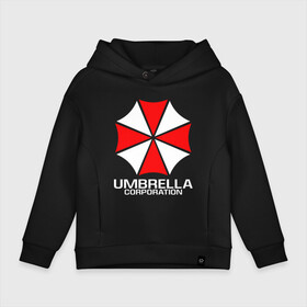 Детское худи Oversize хлопок с принтом UMBRELLA CORP в Новосибирске, френч-терри — 70% хлопок, 30% полиэстер. Мягкий теплый начес внутри —100% хлопок | боковые карманы, эластичные манжеты и нижняя кромка, капюшон на магнитной кнопке | ada wong | biohazard | leon | nemesis | project resistance | raccoon city | re | re3 | resident evil | resident evil 3 | rpd | stars | umbrella | ада вонг | амбрелла | немезис | ужасы