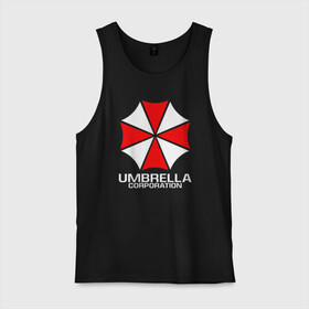 Мужская майка хлопок с принтом UMBRELLA CORP в Новосибирске, 100% хлопок |  | Тематика изображения на принте: ada wong | biohazard | leon | nemesis | project resistance | raccoon city | re | re3 | resident evil | resident evil 3 | rpd | stars | umbrella | ада вонг | амбрелла | немезис | ужасы