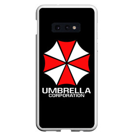 Чехол для Samsung S10E с принтом UMBRELLA CORP в Новосибирске, Силикон | Область печати: задняя сторона чехла, без боковых панелей | ada wong | biohazard | leon | nemesis | project resistance | raccoon city | re | re3 | resident evil | resident evil 3 | rpd | stars | umbrella | ада вонг | амбрелла | немезис | ужасы