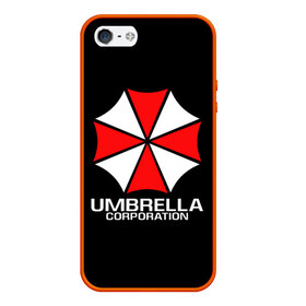 Чехол для iPhone 5/5S матовый с принтом UMBRELLA CORP в Новосибирске, Силикон | Область печати: задняя сторона чехла, без боковых панелей | ada wong | biohazard | leon | nemesis | project resistance | raccoon city | re | re3 | resident evil | resident evil 3 | rpd | stars | umbrella | ада вонг | амбрелла | немезис | ужасы