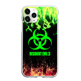 Чехол для iPhone 11 Pro матовый с принтом RESIDENT EVIL 3 в Новосибирске, Силикон |  | biohazard | biohazard 7 | crocodile | fang | game | hand | monster | new umbrella | resident evil | resident evil 7 | umbrella | umbrella corp | umbrella corporation | zombie | обител