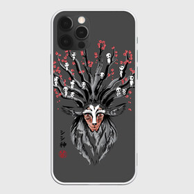 Чехол для iPhone 12 Pro Max с принтом Princess Mononoke в Новосибирске, Силикон |  | eboshi | ghibli | hayao | hime | lady | miyazaki | mononoke | princess | studio | аситака | волчица | гибли | дух леса | мононоке | моро | сан