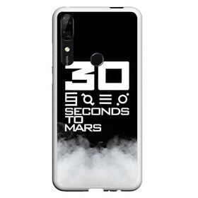 Чехол для Honor P Smart Z с принтом 30 Seconds To Mars в Новосибирске, Силикон | Область печати: задняя сторона чехла, без боковых панелей | 30 seconds to mars | ac dc | jared leto | music | rock | thirty seconds to mars | джаред лето | музыка | рок