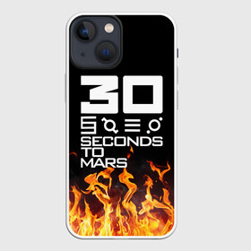 Чехол для iPhone 13 mini с принтом 30 Seconds To Mars в Новосибирске,  |  | 30 seconds to mars | ac dc | jared leto | music | rock | thirty seconds to mars | джаред лето | музыка | рок