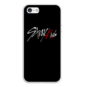 Чехол для iPhone 5/5S матовый с принтом STRAY KIDS в Новосибирске, Силикон | Область печати: задняя сторона чехла, без боковых панелей | skz | stray kids | бан чан | ли ноу | скз | стрей кидс | сынмин | уджин | феликс | хан | хёджин | чанбин