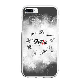 Чехол для iPhone 7Plus/8 Plus матовый с принтом STRAY KIDS в Новосибирске, Силикон | Область печати: задняя сторона чехла, без боковых панелей | skz | stray kids | бан чан | ли ноу | скз | стрей кидс | сынмин | уджин | феликс | хан | хёджин | чанбин