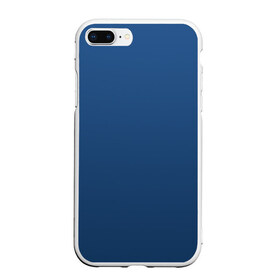 Чехол для iPhone 7Plus/8 Plus матовый с принтом 19-4052 Classic Blue в Новосибирске, Силикон | Область печати: задняя сторона чехла, без боковых панелей | 9 4052 | без дизайна | без принта | без узора | главный цвет 2020 года | код цвета | нг | новый год | праздник | про | рождество | синий | синяя одежда | цвет нового года