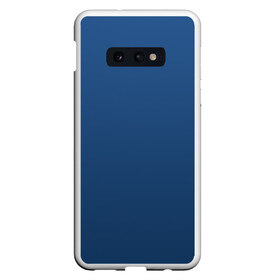 Чехол для Samsung S10E с принтом 19-4052 Classic Blue в Новосибирске, Силикон | Область печати: задняя сторона чехла, без боковых панелей | 9 4052 | без дизайна | без принта | без узора | главный цвет 2020 года | код цвета | нг | новый год | праздник | про | рождество | синий | синяя одежда | цвет нового года