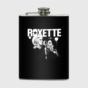 Фляга с принтом Roxette в Новосибирске, металлический корпус | емкость 0,22 л, размер 125 х 94 мм. Виниловая наклейка запечатывается полностью | pop | rock | roxette | мари фредрикссон | пер гессле | поп | поп рок. евро поп | рок | роксет | роксэт