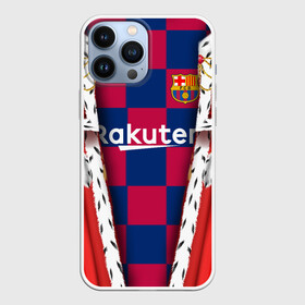 Чехол для iPhone 13 Pro Max с принтом King Barcelona в Новосибирске,  |  | barcelona | champions league | king | spain | барселона | королевство | король | лига чемпионов | месси