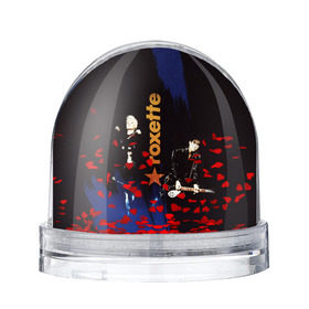 Снежный шар с принтом Roxette в Новосибирске, Пластик | Изображение внутри шара печатается на глянцевой фотобумаге с двух сторон | listen to your heart | marie fredriksson | roxette | мари фредрикссон | роксет | роксэт