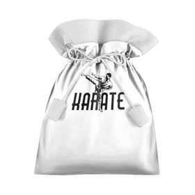 Подарочный 3D мешок с принтом KARATE в Новосибирске, 100% полиэстер | Размер: 29*39 см | sport | единоборство | каратэ | кимоно | лого | спорт | удар | человек