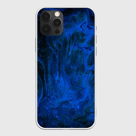 Чехол для iPhone 12 Pro Max с принтом BLUE GLOSS в Новосибирске, Силикон |  | abstraction | blue | cosmos | gloss | kosmos | neon | trend | абстракция | акрил | акриловые | блеск | кислотный | космос | краски | синий