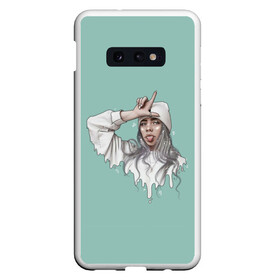 Чехол для Samsung S10E с принтом Billie Eilish Mint Art в Новосибирске, Силикон | Область печати: задняя сторона чехла, без боковых панелей | bad | bad guy | billi | billie | billie eilish | eilish | good girl | music | swag | айлиш | беляш | били | били айлиш | билли | билли айлиш | билли эйлиш | биляш | музка | певица | эйлиш