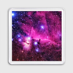 Магнит 55*55 с принтом КОСМОС в Новосибирске, Пластик | Размер: 65*65 мм; Размер печати: 55*55 мм | Тематика изображения на принте: galaxy | nasa | nebula | space | star | абстракция | вселенная | галактика | звезда | звезды | космический | наса | планеты