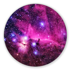 Коврик для мышки круглый с принтом КОСМОС в Новосибирске, резина и полиэстер | круглая форма, изображение наносится на всю лицевую часть | galaxy | nasa | nebula | space | star | абстракция | вселенная | галактика | звезда | звезды | космический | наса | планеты