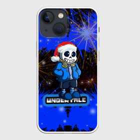 Чехол для iPhone 13 mini с принтом НОВОГОДНИЙ UNDERTALE. в Новосибирске,  |  | asriel dreemurr | blaster | chara | frisk | gaster | sans | undertale | азриэль дримурр | андертейл | андрайн | гастер | меттатон | санс | фриск | чара