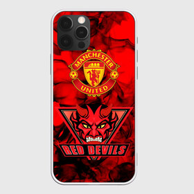 Чехол для iPhone 12 Pro Max с принтом Manchester United в Новосибирске, Силикон |  | manchester united | red devils | красные дьяволы | манчестер | манчестер юнайтед | футбол