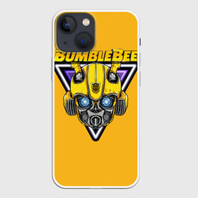 Чехол для iPhone 13 mini с принтом Трансформеры Bumblebee в Новосибирске,  |  | bumblebee | transformers | автоботы | бамблби | мегатрон | оптимус прайм | роботы | трансформеры