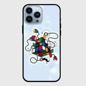 Чехол для iPhone 13 Pro Max с принтом Кубик Рубика в Новосибирске,  |  | mathematica | кубик | магия. формулы | математика | наука | рубика | соберись | технарь