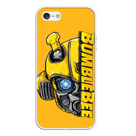 Чехол для iPhone 5/5S матовый с принтом Transformers Bumblebee в Новосибирске, Силикон | Область печати: задняя сторона чехла, без боковых панелей | bumblebee | transformers | автоботы | бамблби | мегатрон | оптимус прайм | роботы | трансформеры