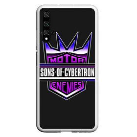 Чехол для Honor 20 с принтом Sons of cybertron в Новосибирске, Силикон | Область печати: задняя сторона чехла, без боковых панелей | bumblebee | transformers | автоботы | бамблби | мегатрон | оптимус прайм | роботы | трансформеры