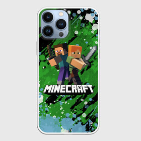 Чехол для iPhone 13 Pro Max с принтом Minecraft   Майнкрафт в Новосибирске,  |  | creeper | earth | game | minecraft | minecraft earth | блоки | грифер | игры | квадраты | компьютерная игра | крипер | маинкрафт | майн | майнкравт | майнкрафт