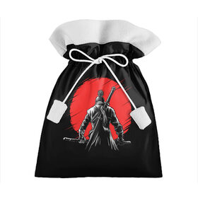 Подарочный 3D мешок с принтом Sekiro: Shadows Die Twice в Новосибирске, 100% полиэстер | Размер: 29*39 см | armed | death | die | game | japan | ninja | one | samurai | sekiro | shadow | shinobi | wolf | волк | игра | ниндзя | самураи | самурай | тени | тень | шиноби | япония