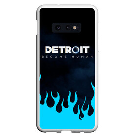 Чехол для Samsung S10E с принтом DETROIT BECOME HUMAN в Новосибирске, Силикон | Область печати: задняя сторона чехла, без боковых панелей | 