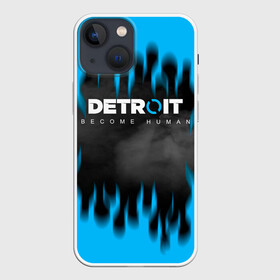 Чехол для iPhone 13 mini с принтом DETROIT: BECOME HUMAN. в Новосибирске,  |  | action | ai | android | detroit become human | андроиды | детектив | детройт | детройт: стать человеком | игра | интерактивное кино | коннор | логотип | роботы | фирменный стиль | экшн