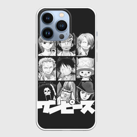 Чехол для iPhone 13 Pro с принтом иероглифы One Piece в Новосибирске,  |  | anime | kaido | luffy | manga | one piece | theory | zoro | большой куш | ван | луффи | манга | манки д | мульт | пираты | пис | рыжий | сёнэн | сериал | шанкс