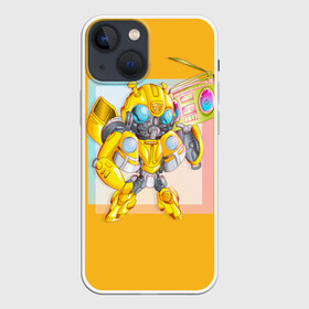 Чехол для iPhone 13 mini с принтом Transformers в Новосибирске,  |  | bumblebee | transformers | автоботы | бамблби | мегатрон | оптимус прайм | роботы | трансформеры