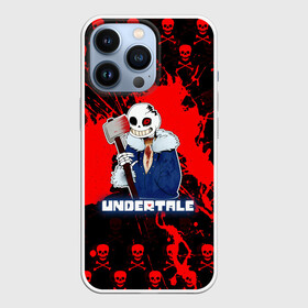 Чехол для iPhone 13 Pro с принтом UNDERTALE. в Новосибирске,  |  | Тематика изображения на принте: asriel dreemurr | chara | frisk | sans | undertale | азриэль дримурр | андертейл | андрайн | гастер | меттатон | санс | фриск | чара