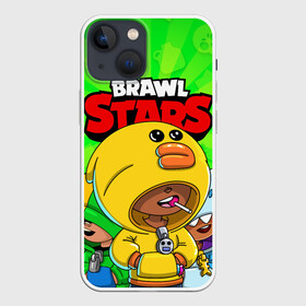 Чехол для iPhone 13 mini с принтом BRAWL STARS LEON в Новосибирске,  |  | brawl stars | brawl stars leon | brawler | leon | sally | shark | акула | бравл старз | бравлер | леон | салли