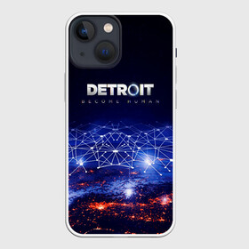 Чехол для iPhone 13 mini с принтом DETROIT:BECOME HUMAN в Новосибирске,  |  | action | ai | android | connor | dbhpk19 | detroit become human | game | rk 800 | rk 900 | андроиды | детектив | игра | игры | интерактивное кино | кара | коннор | логотип | маркус | роботы | фирменный стиль | экшн