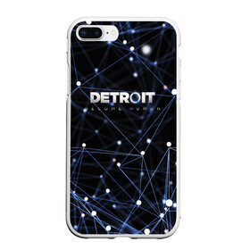 Чехол для iPhone 7Plus/8 Plus матовый с принтом DetroitBecome Human Exclusive в Новосибирске, Силикон | Область печати: задняя сторона чехла, без боковых панелей | action | ai | android | connor | dbhpk19 | detroit become human | game | rk 800 | rk 900 | андроиды | детектив | игра | игры | интерактивное кино | кара | коннор | логотип | маркус | роботы | фирменный стиль | экшн